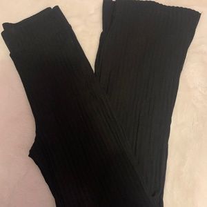 H&M Ribbed Flare Pants